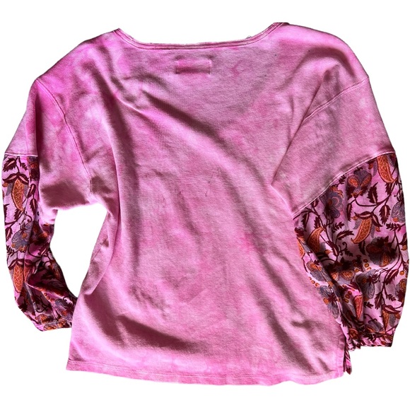 Anthropologie : dyed mixed material blouse - Picture 8 of 14